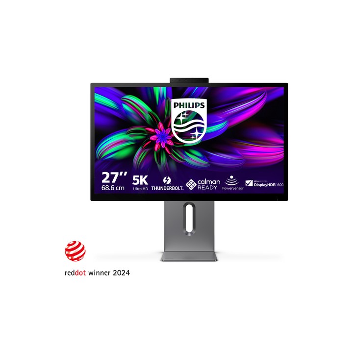 PHILIPS MONITOR 27 LED IPS 5K UHD 16:9 4MS 500 CDM, PIVOT, USB-C HUB, HDMI, MULTIMEDIALE