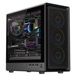 ITEK CASE MESHCORE 36B GAMING TOWER ATX 4x14CM ARGB FAN 2xUSB3 TYPE-C TEMP GLASS SIDE PANEL