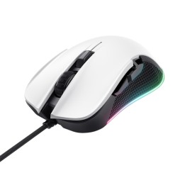 TRUST MOUSE GAMING RGB CABLATO 7.200 DPI, 6 PULSANTI PROGRAMMABILI - PLASTICA RICICLATA 68 - GXT 92