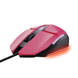 TRUST MOUSE GAMING ILLUMINATO CABLATO 6.400DPI ACELLERAZIONE 20G - GXT109P FELOX ROSA