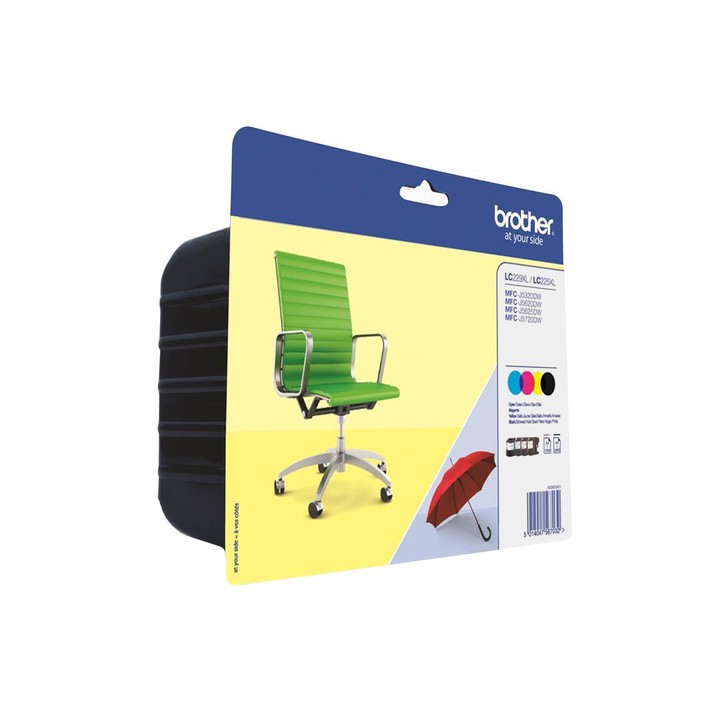 BROTHER CART INK 4 COLORI BK/Y/M/C PER MFC-J5320DW/J5620DW/J5320DW DURATA 2400 PAGINE X COLORE