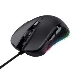 TRUST MOUSE GAMING RGB CABLATO 7.200 DPI, 6 PULSANTI PROGRAMMABILI - PLASTICA RICICLATA 68 - GXT 92