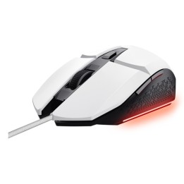 TRUST MOUSE GAMING PER PS5 ILLUMINATO CABLATO 6.400DPI ACELLERAZIONE 20G - GXT109PS FELOX BIANCO