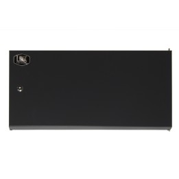 PORTA CHIUSA IN METALLO PIENO CON SERRATURA PER ARMADIO LINK 6U LK 1906UNF NERO