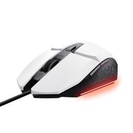TRUST MOUSE GAMING ILLUMINATO CABLATO 6.400DPI ACELLERAZIONE 20G - GXT109W FELOX BIANCO