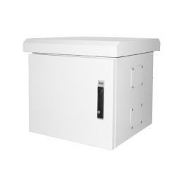 ARMADIO 19 6U ESTERNO IP66 INSTALLAZIONE SU PALO CON VENTOLE