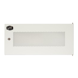 PORTA METALLO TRAFORATA CON SERRATURA PER ARMADIO LINK 6U LK 1906UGF GRIGIO
