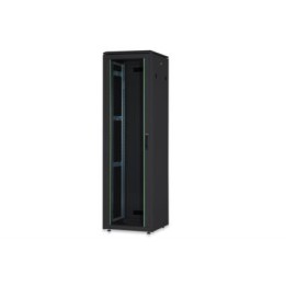ARMADIO 42 UNITA LINEA PROFESSIONALE (A)2020 X (L)600 X (P)600 MM. COLORE NERO RAL9005 (DN-19 42U 6/6-SW)