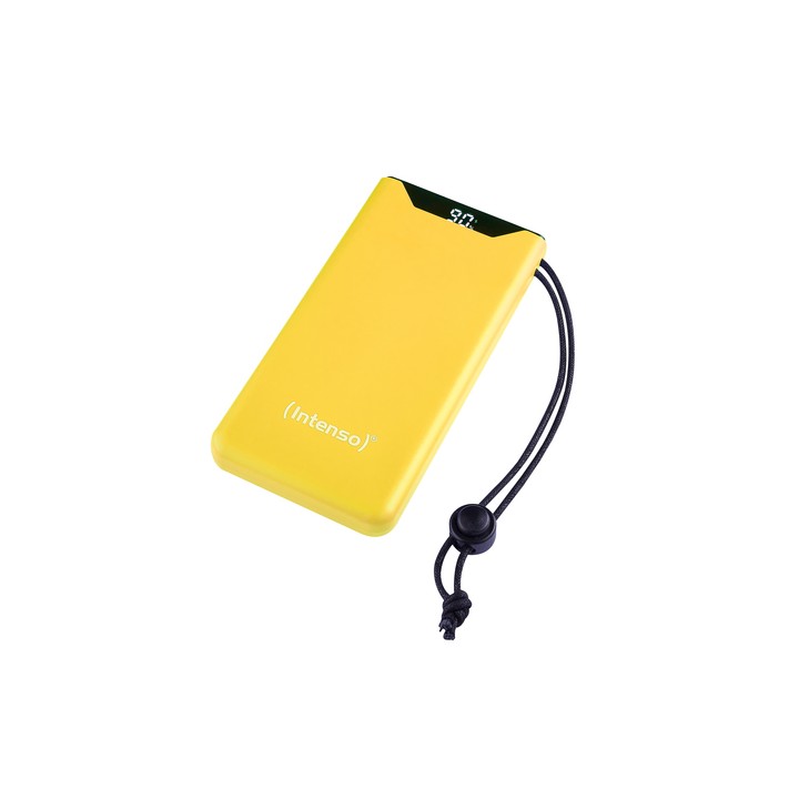 INTENSO POWER BANK F10000, PD, QUALCOMM QUICK CHARGE 3.0, DIGITAL PERCENTAGE DISPLAY, GIALLO
