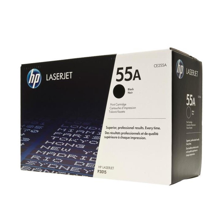 HP TONER NERO 55A PER LASERJET P3015, 6000 PAG