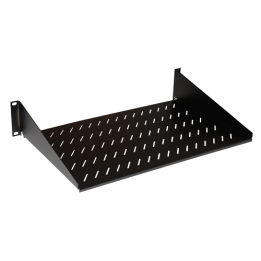 RIPIANO PER ARMADIO 19 2 UNITA PROFONDITA 250 MM. (UNIVERSALE) COLORE NERO