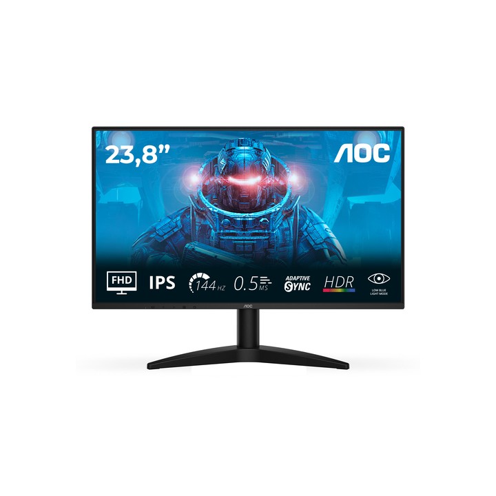 AOC MONITOR 23,8 LED IPS FHD 16:9 4MS 144hz 250 CDM, DP/HDMI