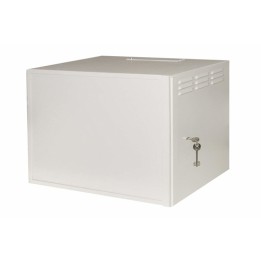 ARMADIO RACK 19 6U PORTA IN FERRO ANTIVANDALISMO CON SERRATURA ANTIEFFRAZIONE GRIGIO CM 40X56X33 (PxLxA)