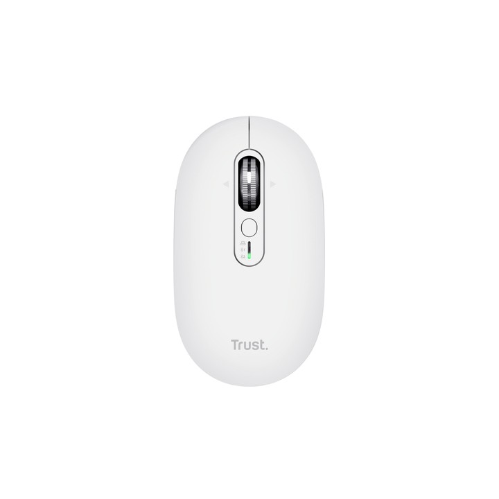 TRUST MOUSE WIRELESS HYPERSCROLL RICARICABILE MULTICONNECT WL 2,4GHZ + 2x BT ULTRASOTTILE SILENT - 3