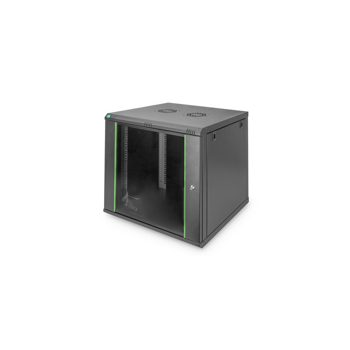 Alloggiamento a parete 12U 638x600x600 mm, colore nero (RAL 9005)