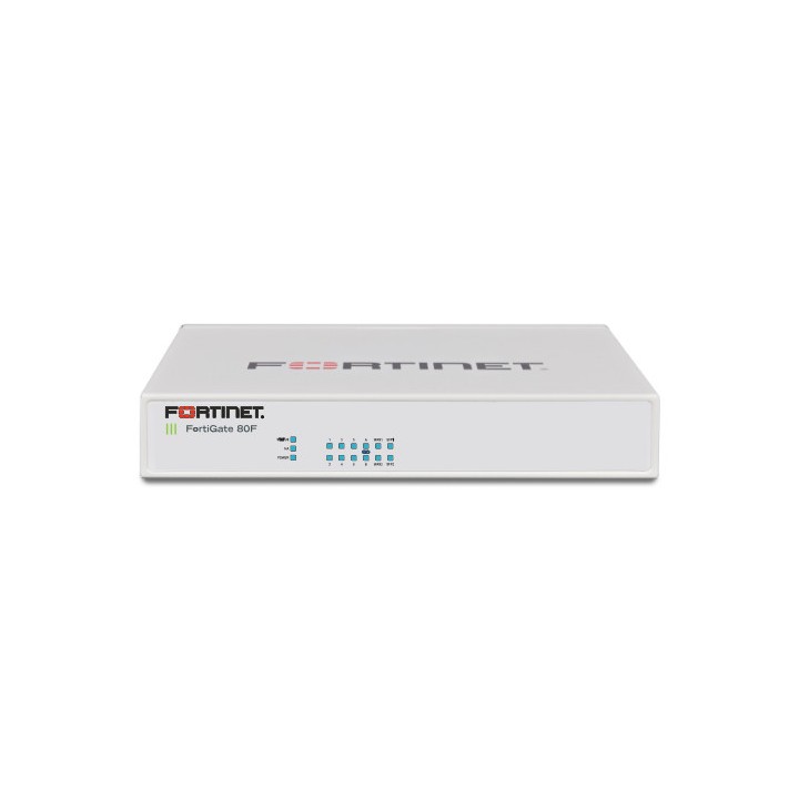 FORTIGATE-80F 8 PORTE GE RJ45, 2 P. CONDIVISE RJ45/SFP MEDIA WAN.