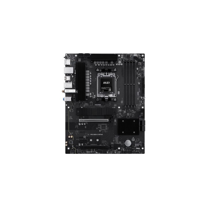 MSI MB PRO B850-S WIFI6E,AM5,4DDR5,2PCI-Ex16,1PCI-Ex1,2M.2,4SATA3,5USB 10G,6USB 5G,4USB2,HD AUDI