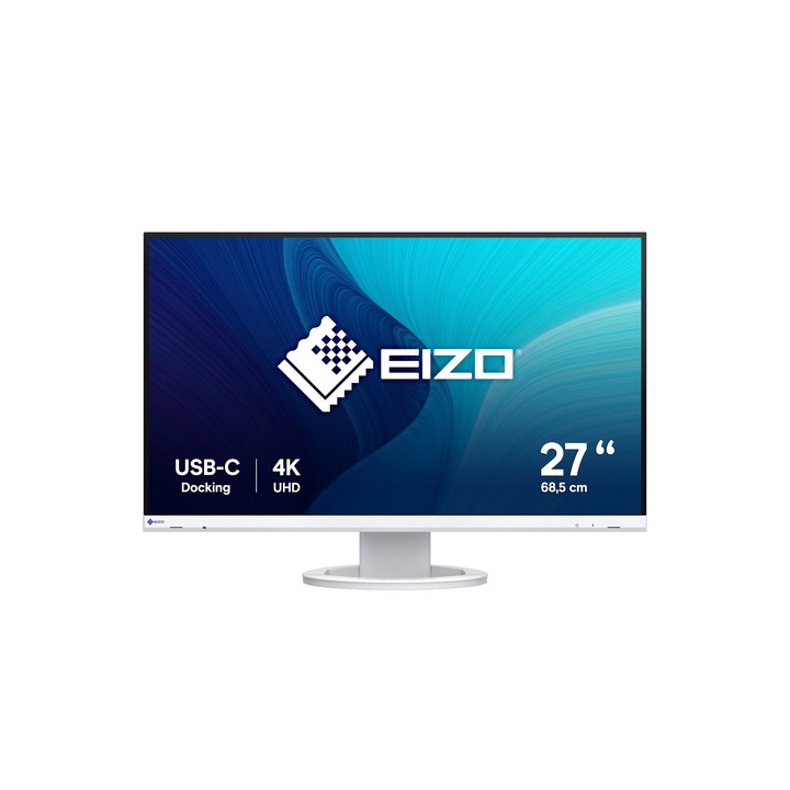 EIZO MONITOR 27 LED IPS 16:9 4K UHD 350 CDM, PIVOT, USB-C, DP/HDMI, BIANCO, FLEXSCAN, GAR 7 ANNI