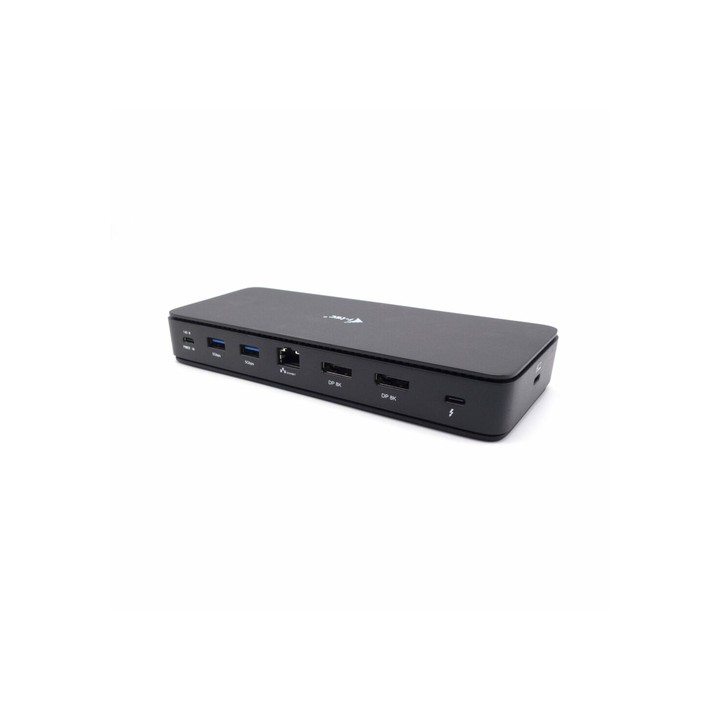I-TEC THUNDERBOLT 4 2X DISPLAY DOCKGENERATION 3, 6X USB+1X TB4, 2.5GLAN, PD 92W, 1M TB4 CABLE, I