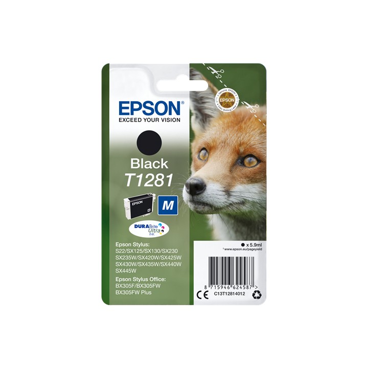 EPSON CART INK NERO STYLUS S22/SX125/SX420W/SX130, SERIE M VOLPE