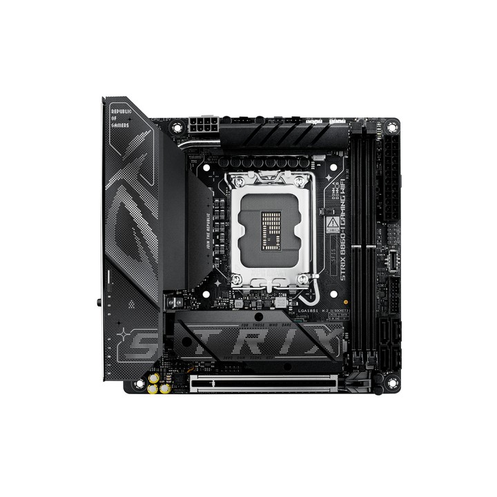 ASUS MB INTEL ROG STRIX B860-I GAMING WIFI, MINI ITX, DDR5, 1PCI-Ex16, 2DIMM, HDMI/DP, 2M2/4SATA