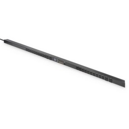 DIGITUS Smart PDU, Input Monitored, ingresso 1x16A, uscite 20 x C13, 4 x C19