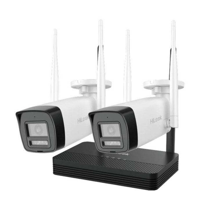 HILOOK KIT TELECAMERA / NVR HILOOK 2MP H.265 TWO BULLET WIFI NVS KIT