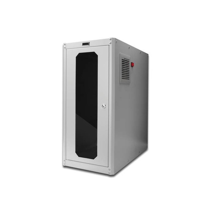 BOX VENTILATO PER SERVER E COMPUTER COLORE GRIGIO CHIARO