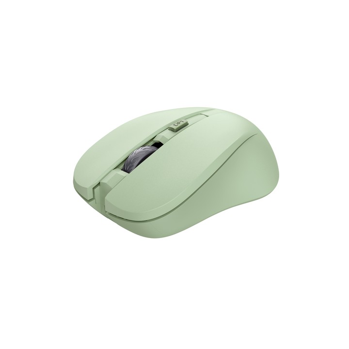 TRUST MOUSE WIRELESS SILENZIOSO - 1800DPI - PLASTICA RICICLATA 82 - MYDO - VERDE