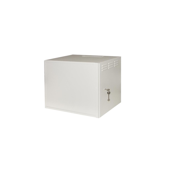 ARMADIO RACK 19 9 UNITA GRIGIO PORTA IN FERRO ANTIVANDALISMO CON SERRATURA ANTIEFFRAZIONE CM 40X56X46 (PxLxA)