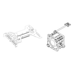 DELL TECHNOLOGIES RISER 1 WITH FAN WITH 1 X16 AND 1 X8 SLOTS POWEREDGE R260 CUSTOMER KIT