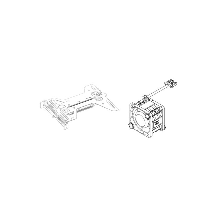 DELL TECHNOLOGIES RISER 1 WITH FAN WITH 1 X16 AND 1 X8 SLOTS POWEREDGE R260 CUSTOMER KIT