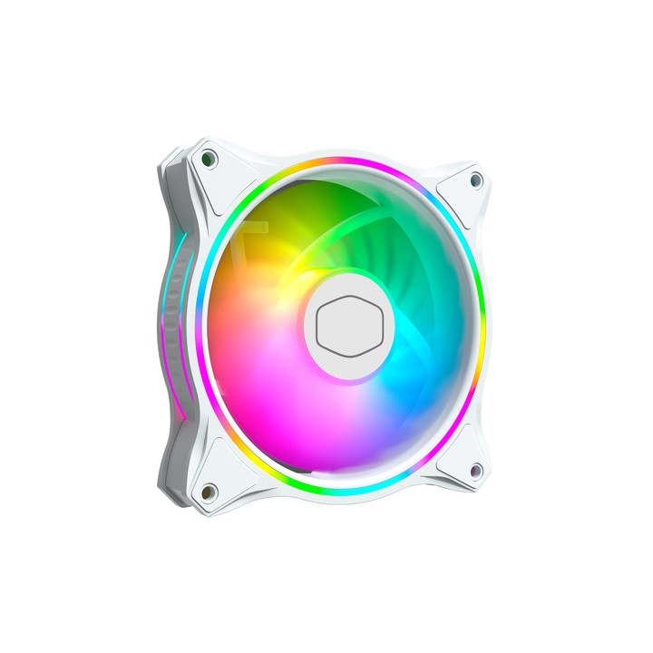 COOLER MASTER DISSIPATORE MASTERFAN MF120 HALO 3IN1 WHITE EDITION 120X120X25 VENTOLA CABINET - COOLE