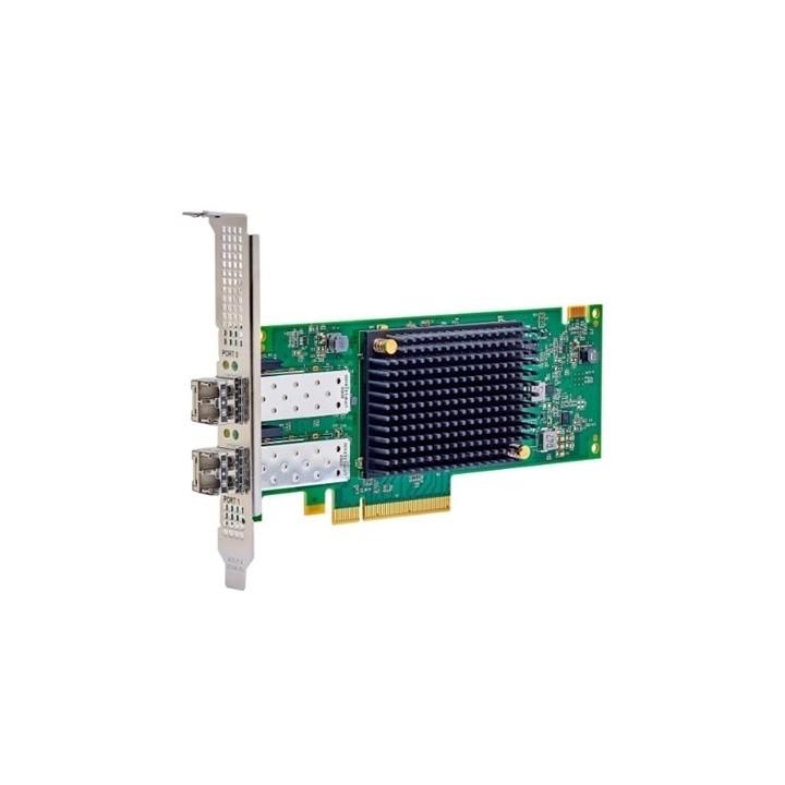DELL TECHNOLOGIES EMULEX LPE37102 SECUREHBA DUAL PORT FIBRE CHANNEL 32GB ADAPTER PCIE FULL HEIGHT +SEC CK