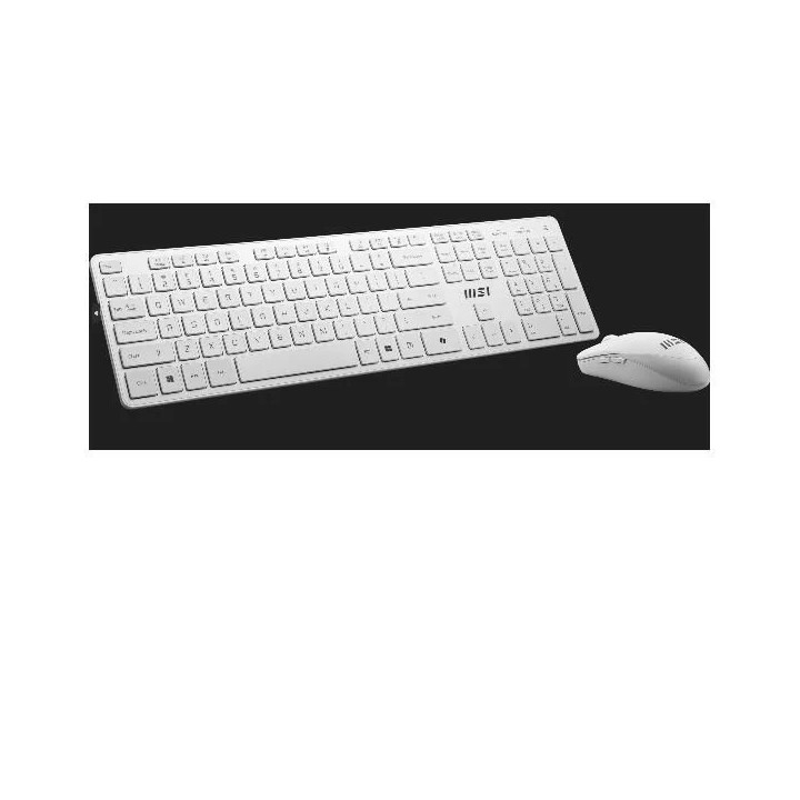 MSI TASTIERA BIANCA WIRELESS COMBO COPILOT PRO W IT