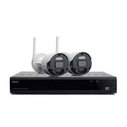 ISIWI KIT WIRELESS CONNECT S2 ISW-K1N8BF2MP-2 GEN1 NVR 8 CANALI + 2 TELECAMERE IP 1080P 2MPX WIRELES