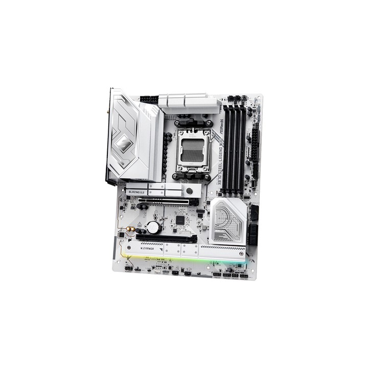 ASROCK MB AMD X870, X870 STEEL LEGEND WIFI, AM5, 4X DDR5,4 X SATA3