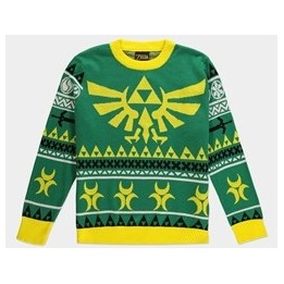 DIFUZED NINTENDO ZELDA HYRULE BRIGHT MAGLIONE JUMPER L