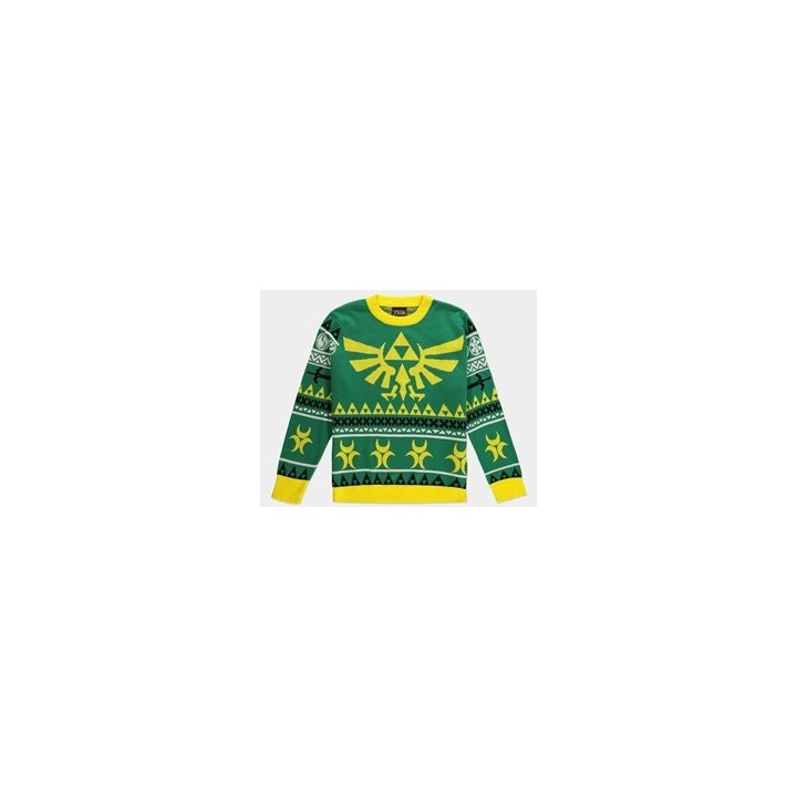 DIFUZED NINTENDO ZELDA HYRULE BRIGHT MAGLIONE JUMPER L