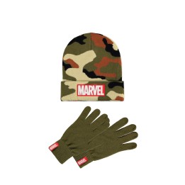 DIFUZED MARVEL - GIFT SET (BERRETTO + GUANTI) LOGO CAMOUFLAGE