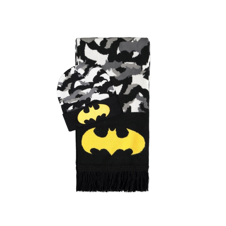 DIFUZED DC COMICS - GIFT SET (BERRETTO + SCIARPA) BATMAN LOGO