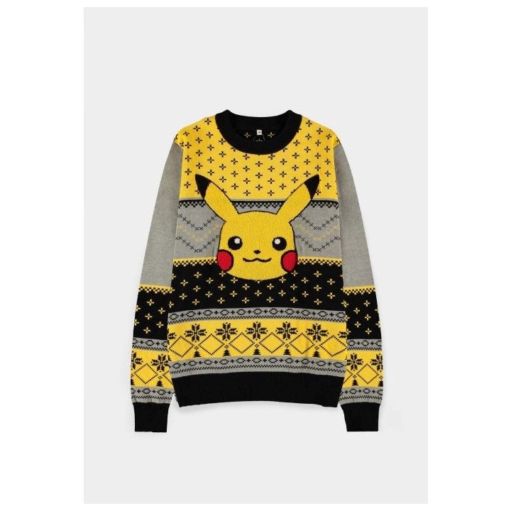 DIFUZED POKEMON - MAGLIONE PIKACHU JUMPER (L)