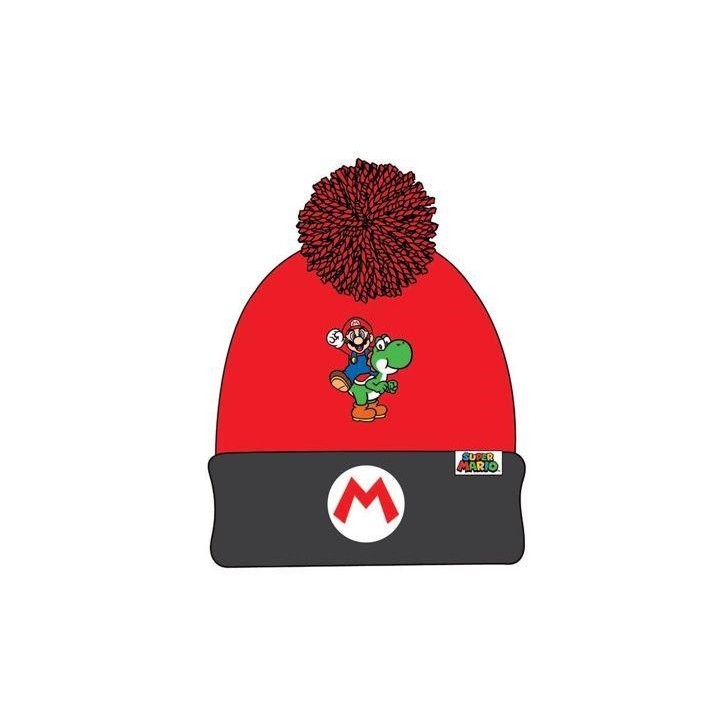 SUPER MARIO BERRETTO 4-5 ANNI ROSSO