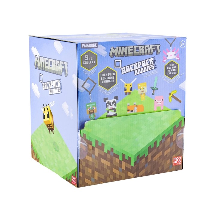PALADONE MINECRAFT BACKPACK BUDDIES SERIES 2 DISPLAY (24PCS)