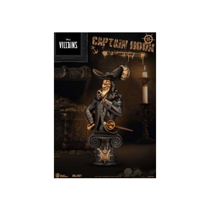 Disney Villains Series PVC Busto Captain Hook 16 cm