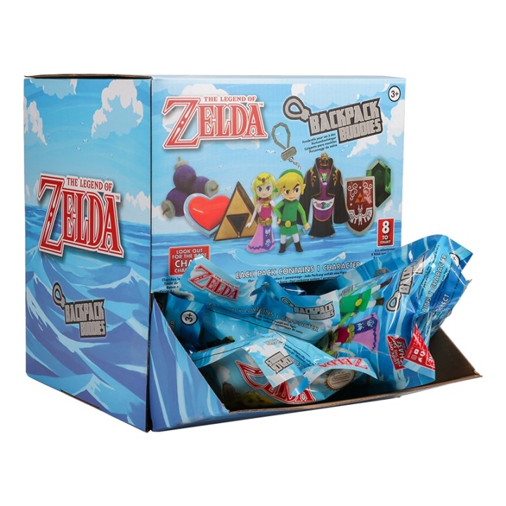 PALADONE THE LEGEND OF ZELDA BACKPACK DISPLAY BUDDIES SERIES 2 V2 (24 PEZZI)