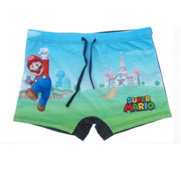 NINTENDO SUPER MARIO : MUSHROOM KINGDOM CASTLE - COSTUME DA BAGNO BOXER 6 ANNI (116cm)