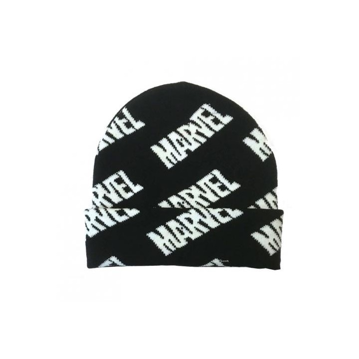 MARVEL LOGO RIPETUTO BERRETTO