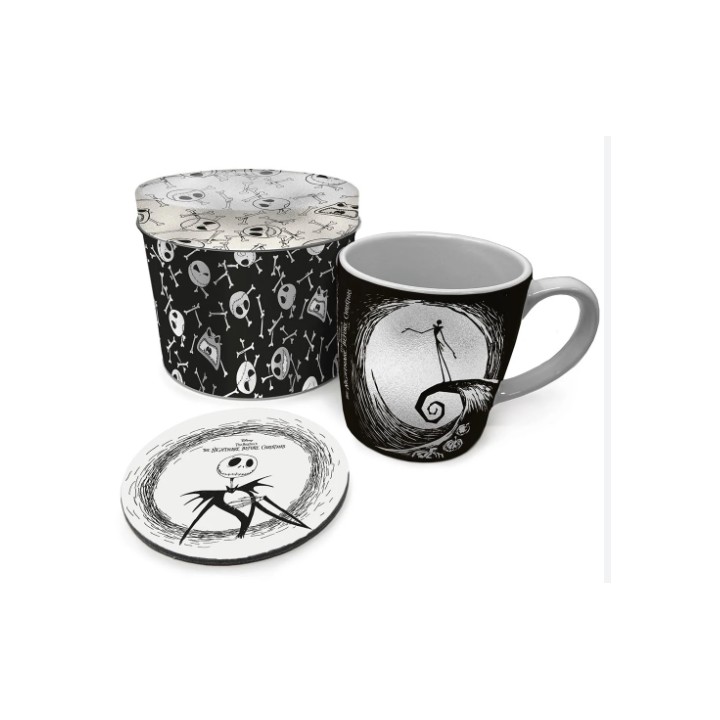PYRAMID- THE NIGHTMARE BEFORE CHRISTMAS GIFT SET (MUG & COASTER IN KEEPSAKE TIN)