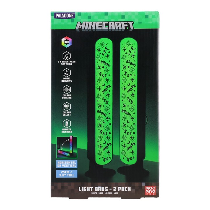 PALADONE Minecraft Light Bar Set of 2 with Remote